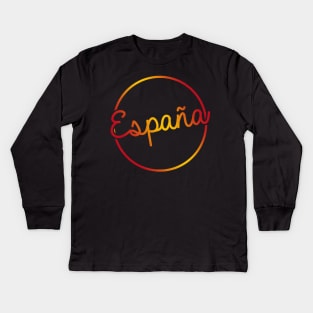 España Kids Long Sleeve T-Shirt